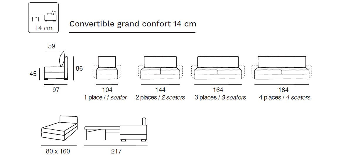 Modules cv 14 cm Sur Mesure